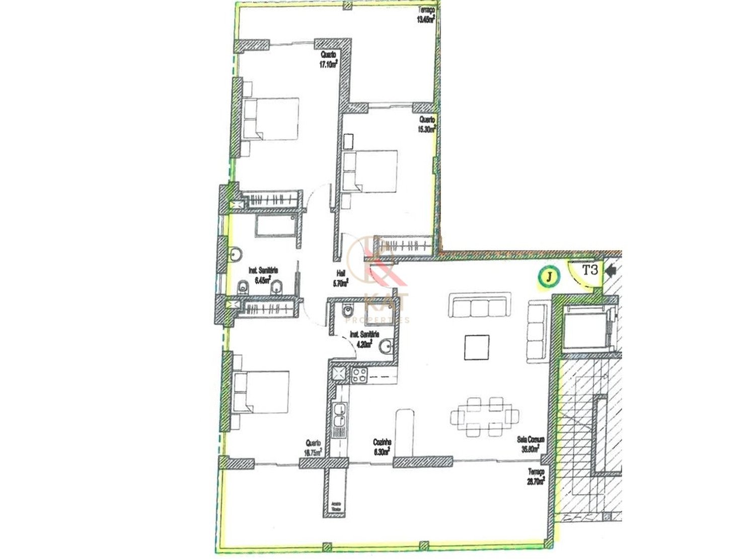 3 Bedroom Apartment, New Construction, in Lagos
