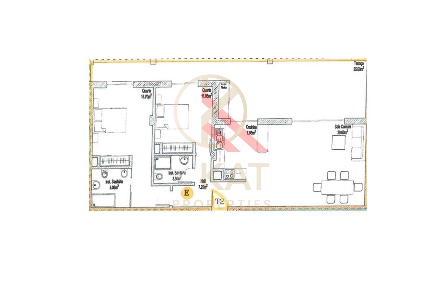 Apartamento T2, nova construção, em Lagos