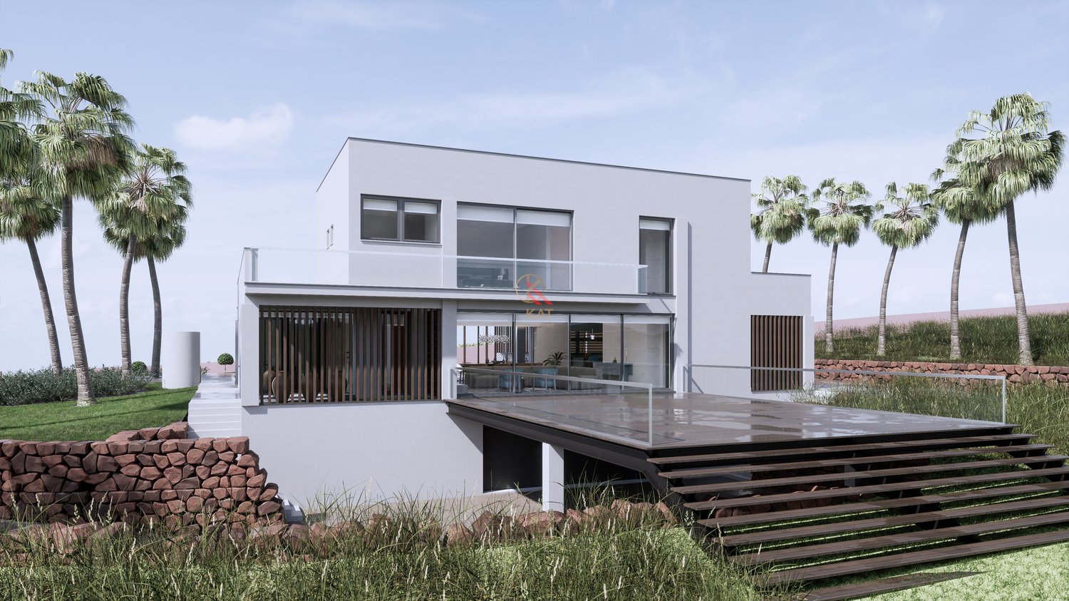 Moradia Contemporânea de Luxo T4 com Piscina e Vista Campo em Lagos, Algarve 