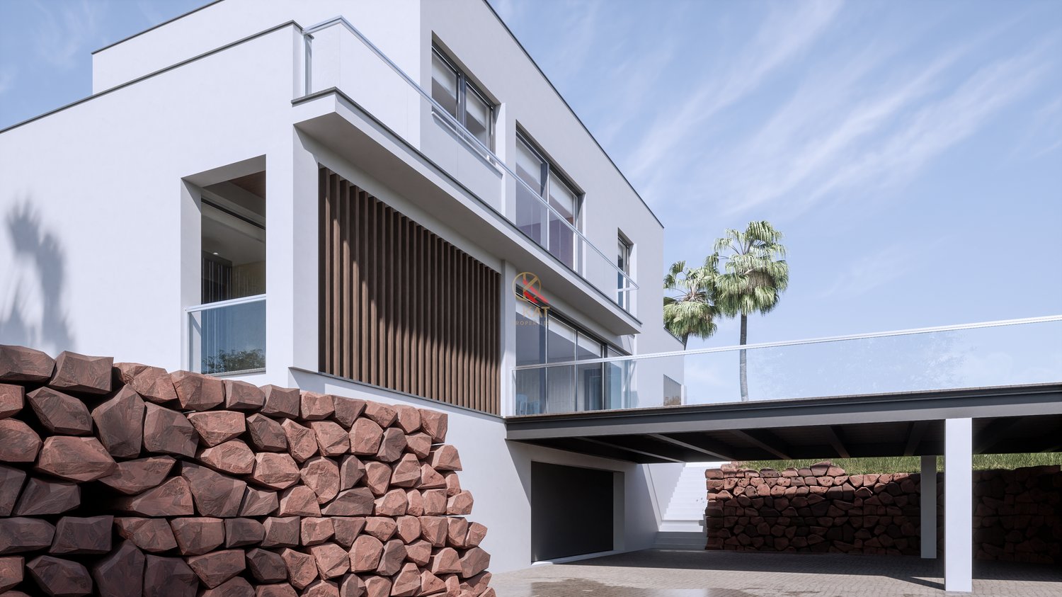 Moradia Contemporânea de Luxo T4 com Piscina e Vista Campo em Lagos, Algarve 
