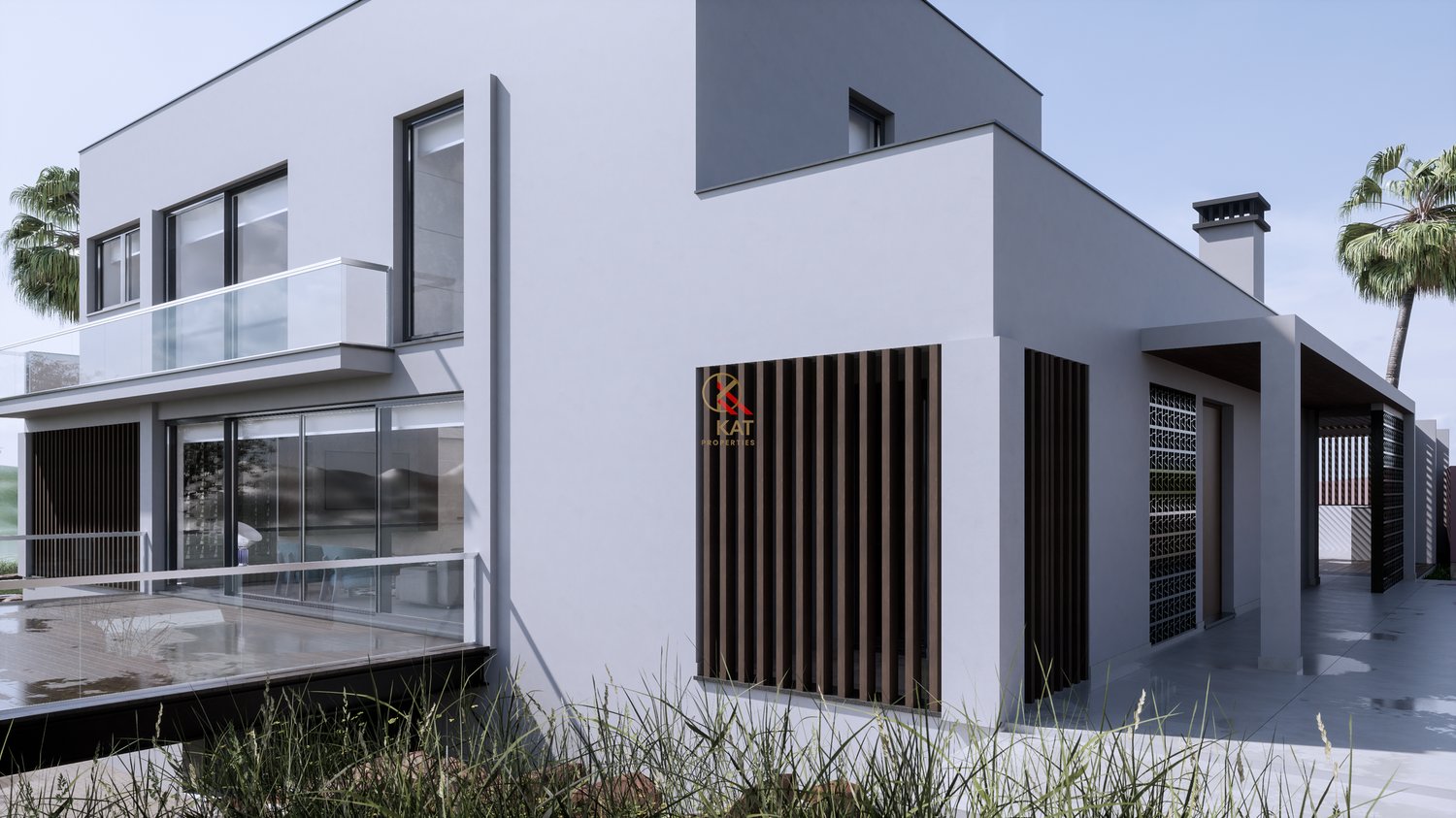 Moradia Contemporânea de Luxo T4 com Piscina e Vista Campo em Lagos, Algarve 