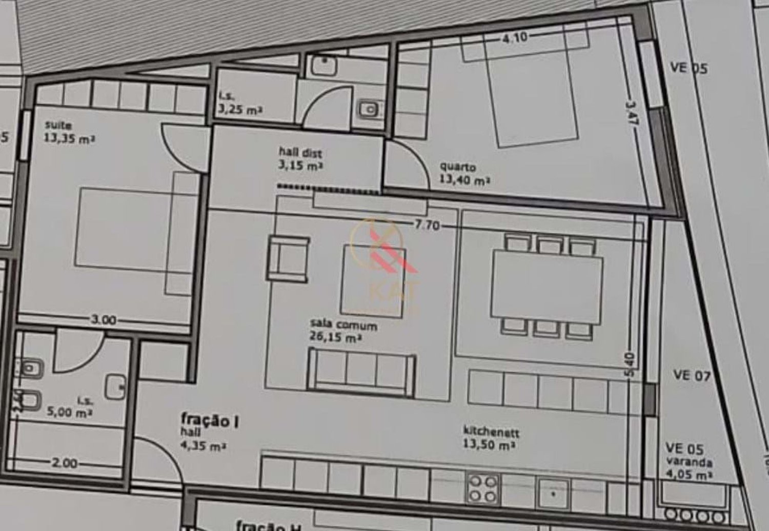 Apartamento T2 para venda em Olhão